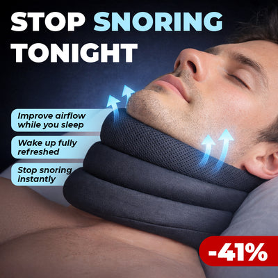 NeckSupport — Stop Snoring. Sleep Deep. Wake Up Together