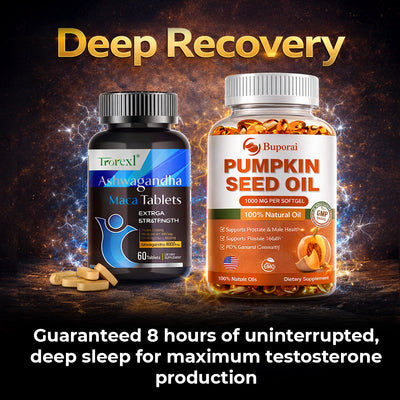 Deep Recovery — Sleep through the night. Wake up stronger