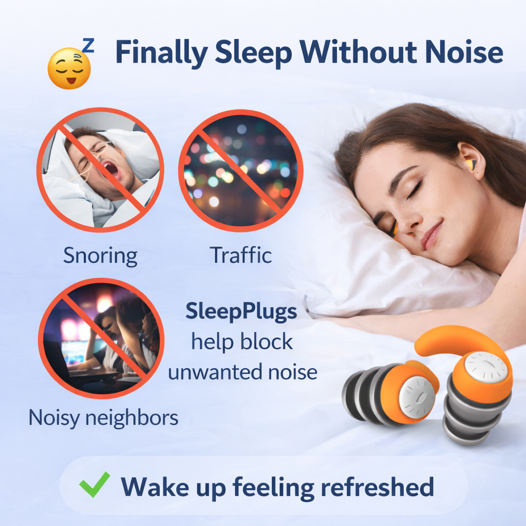 SleepPlugs - 100% sound insulation