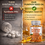 Pumpkin Seed Oil Capsules (60 pcs) — Prostate Support & Restful Sleep All Night