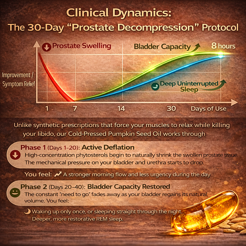 Pumpkin Seed Oil Capsules (60 pcs) — Prostate Support & Restful Sleep All Night