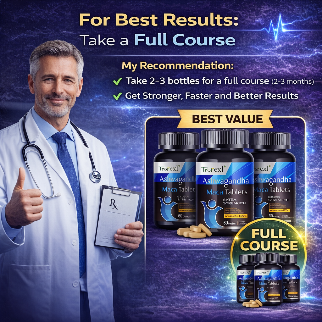 Ashwagandha Maca Tablets Male Enhancing Supplement Improved Energy & Endurance