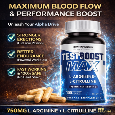 Male potency, libido & stamina support. Non-GMO