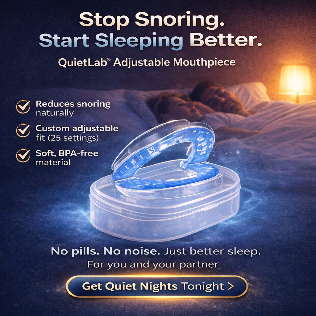 Anti-Snoring Mouthpiece for Better Sleep