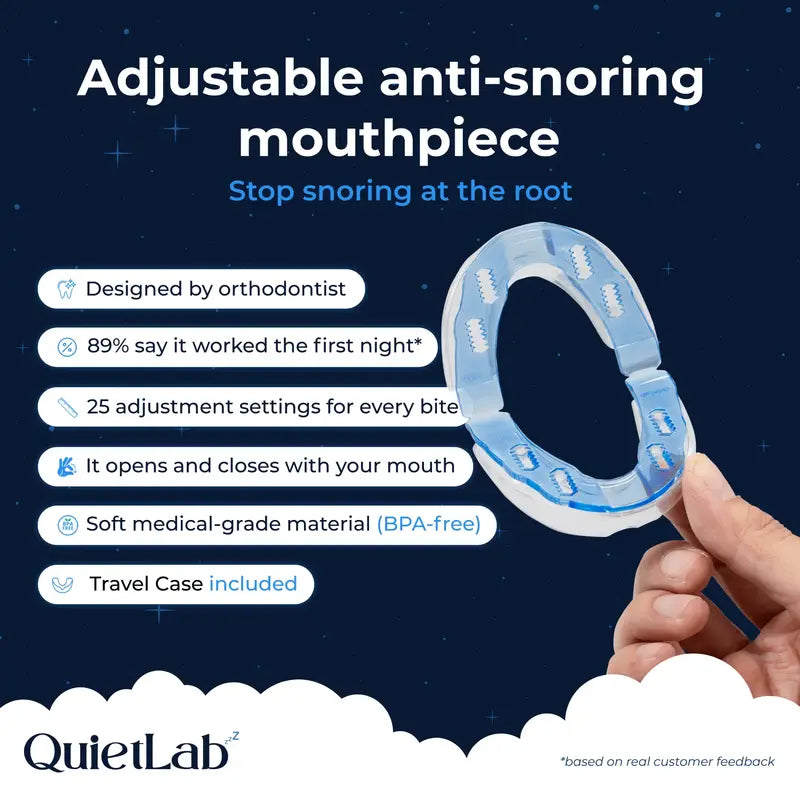 Anti-Snoring Mouthpiece for Better Sleep