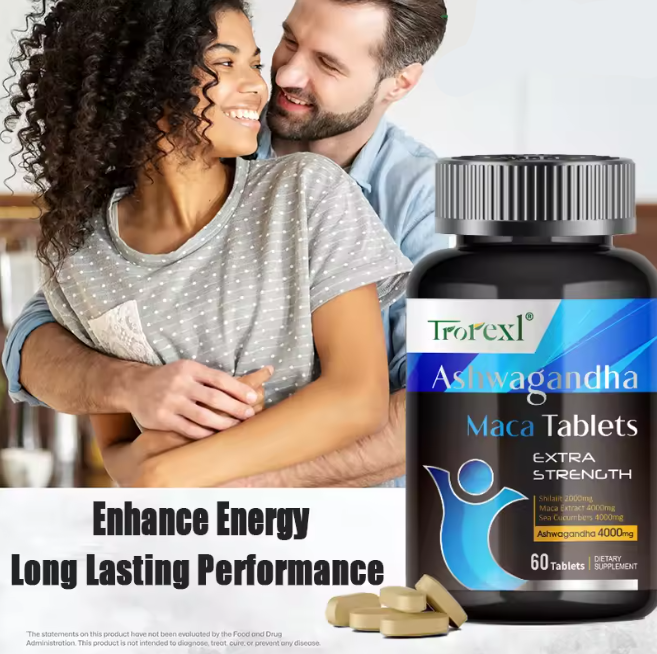 Ashwagandha Maca Tablets Male Enhancing Supplement Improved Energy & Endurance